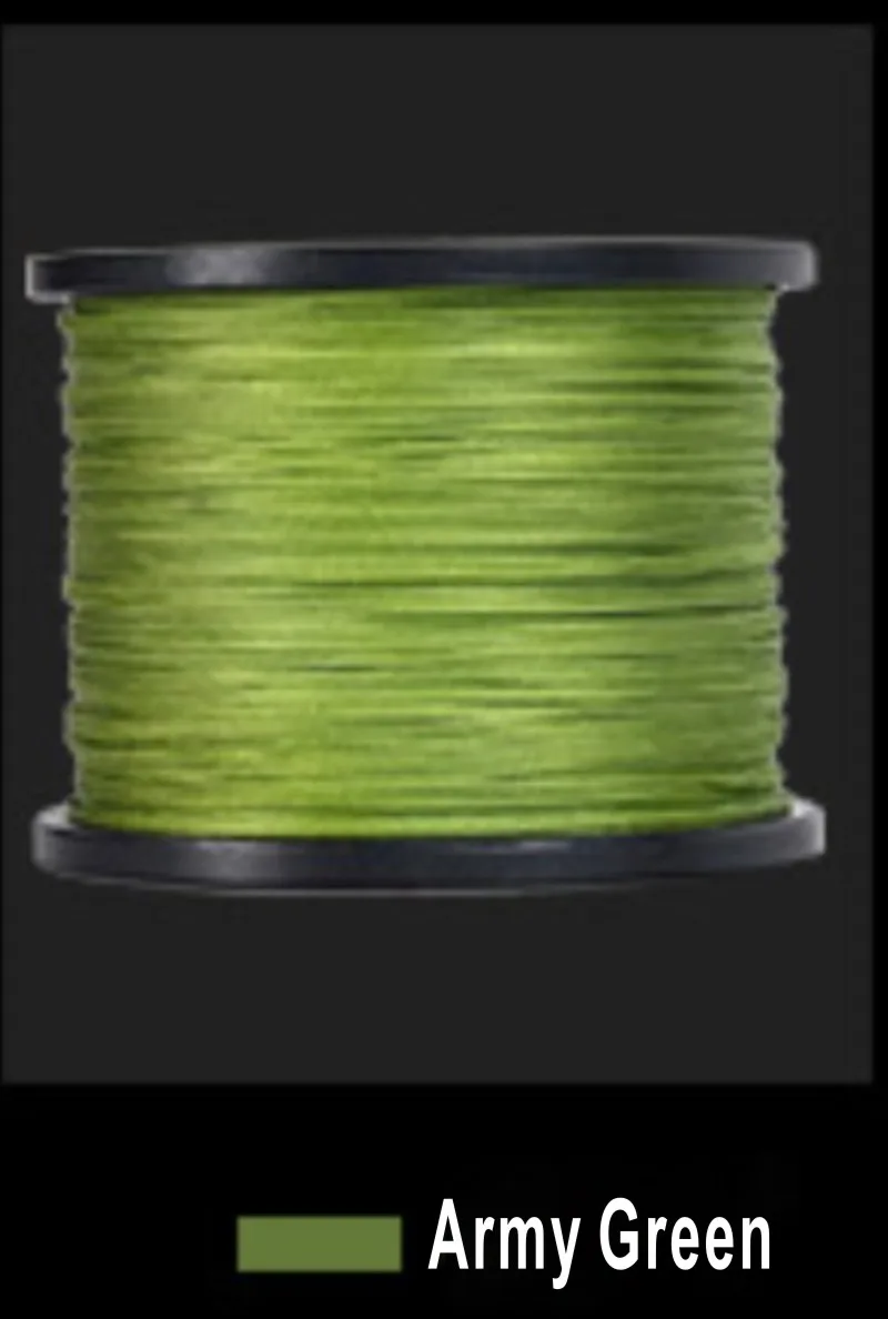 Lida Fish, новинка 500 м, 8 в оплетке из полиэстера, плетеная проволока высокого качества, импортная сырая шелковая прочная Конская Рыбная линия, Профессиональная технология - Цвет: Армейский зеленый