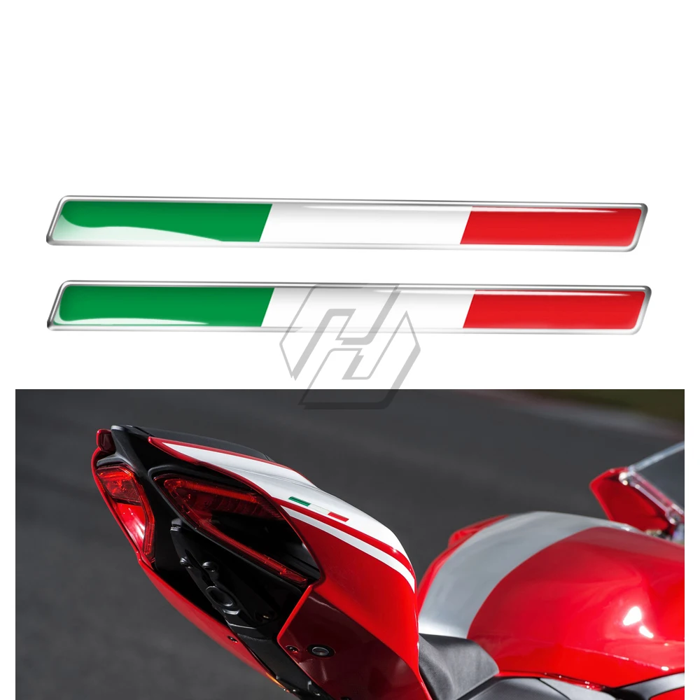 3D Italy Sticker Motorcycle Tank Decals Italia Resin Stickers Motorbike Body Decal