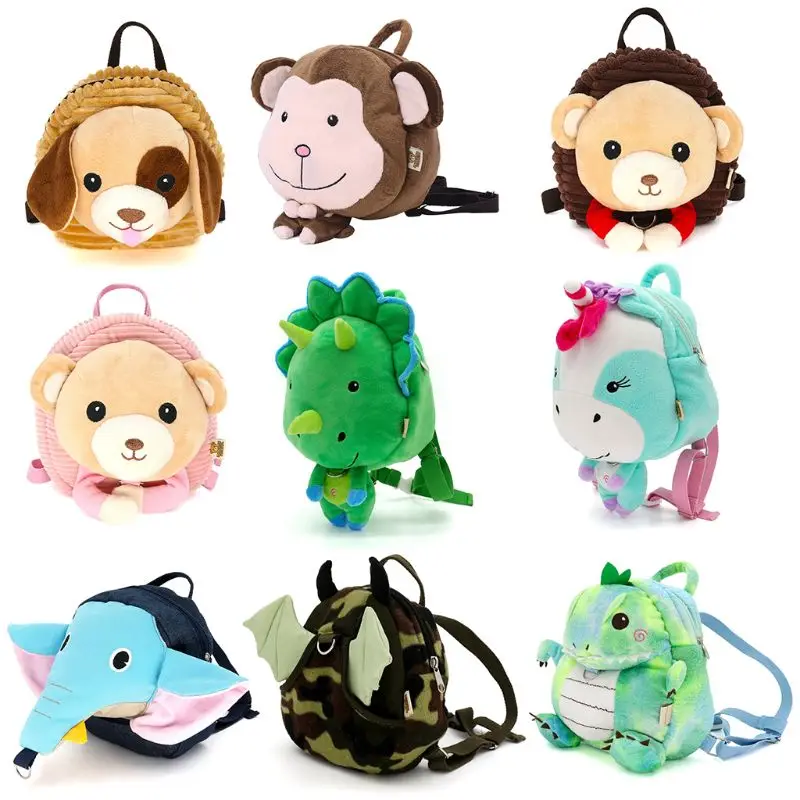 

New Kids Baby Safety Harness Backpack Leash Child Toddler Anti-lost Cartoon Animal Bag 20 x 9 x 23cm