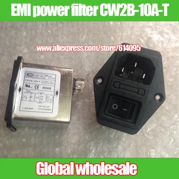 

1pcs CANNYWELL 3-in-1 socket with switch fuse / EMI power filter CW2B-10A-T