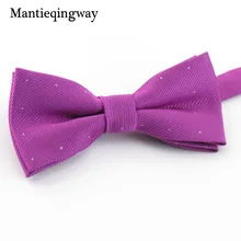 Mantieqingway Детский галстук-бабочка, Детский галстук-бабочка в горошек ярких цветов, Модный свадебный костюм для маленьких мальчиков и девочек, аксессуары, галстук-бабочка