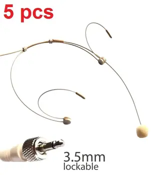 

Dual Ear Head Headset Mic Headworn Microphone For Wireless microfoon System microfono