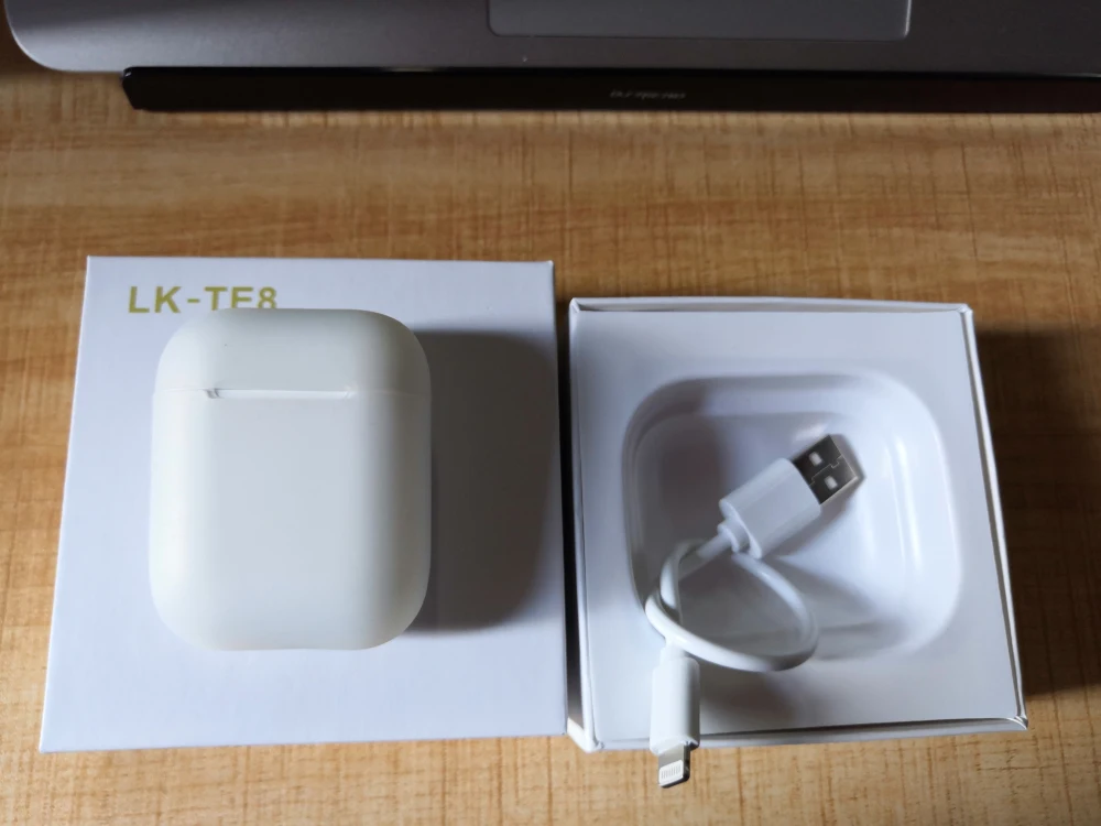 

Mini LK-TE8 TWS Touch Type Bluetooth 5.0 Headset Wireless Calls Smart Earphone Wireless Charging For iPhone Android PK i9s i7s