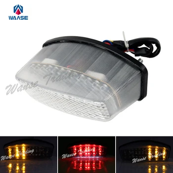 

waase Rear Tail Brake Turn Signals Integrated Led Light Lamp Clear For 1994-2007 Monster M 400 600 620 695 750 1000 S2R S4 S4R