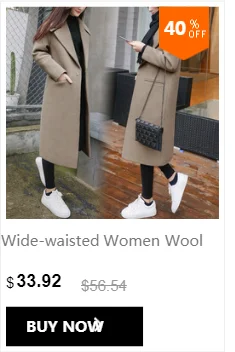 Patchwork Women Woolen Coat Slim Women's Jacket Fur Collar Cashmere Coat and Jacket