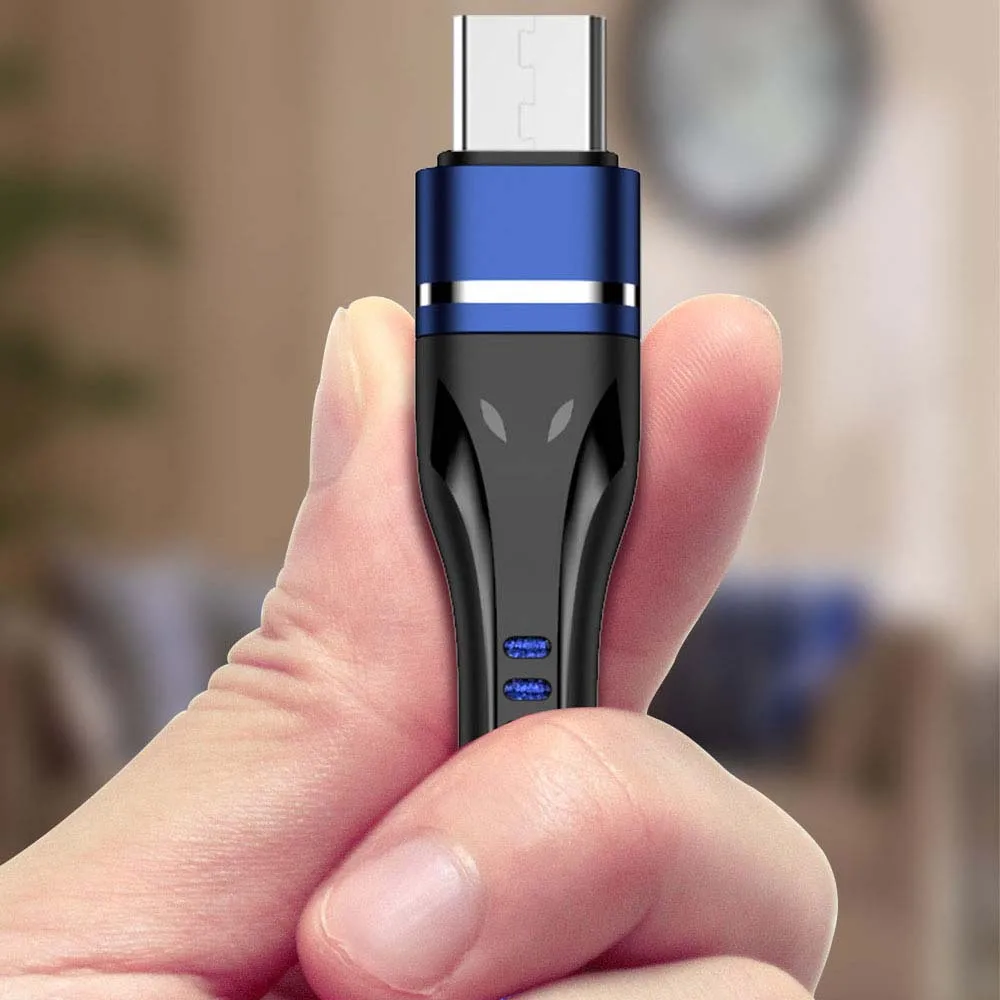 Нейлоновый кабель Micro USB 3A для быстрой зарядки Micro USB кабель для samsung Xiaomi Android мобильный телефон USB кабель для передачи данных