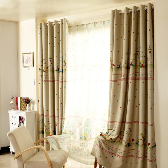Aliexpress.com: comprar envÃo gratis cartoon shading paño ... Cortinas comedor