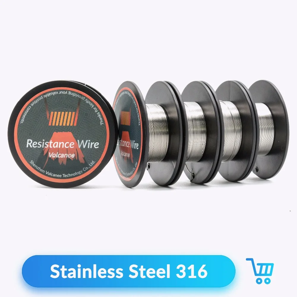 10 м/рулон сопротивление SS316L RDTA RBA|heating coil wire|coil wirewire |