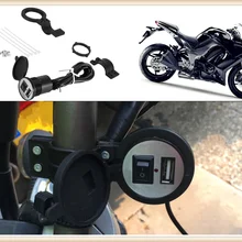 Мотоцикл универсальное автомобильное зарядное устройство гнездо адаптера питания для HONDA CBR1100XX BLACKBIRD ST1300 ST1300A VFR800 CBR125R