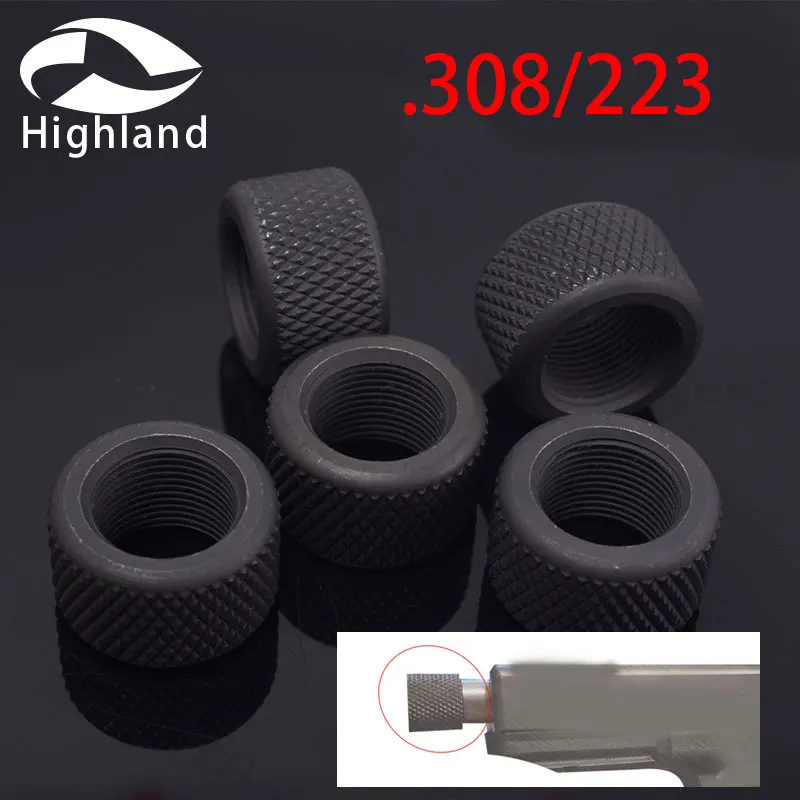 

Tactical hunting 2PCS 1/2x28 (1/2-28) Thread Protector 1/2''X28 Muzzle Brake Black Oxide Steel for .22LR, .223 & 5.56mm 9mm AR-