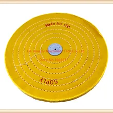 6X50 желтая ткань полировка колеса инструмент для полировки ювелирных изделий хлопок полировка колеса 2 шт./лот Полировка диска