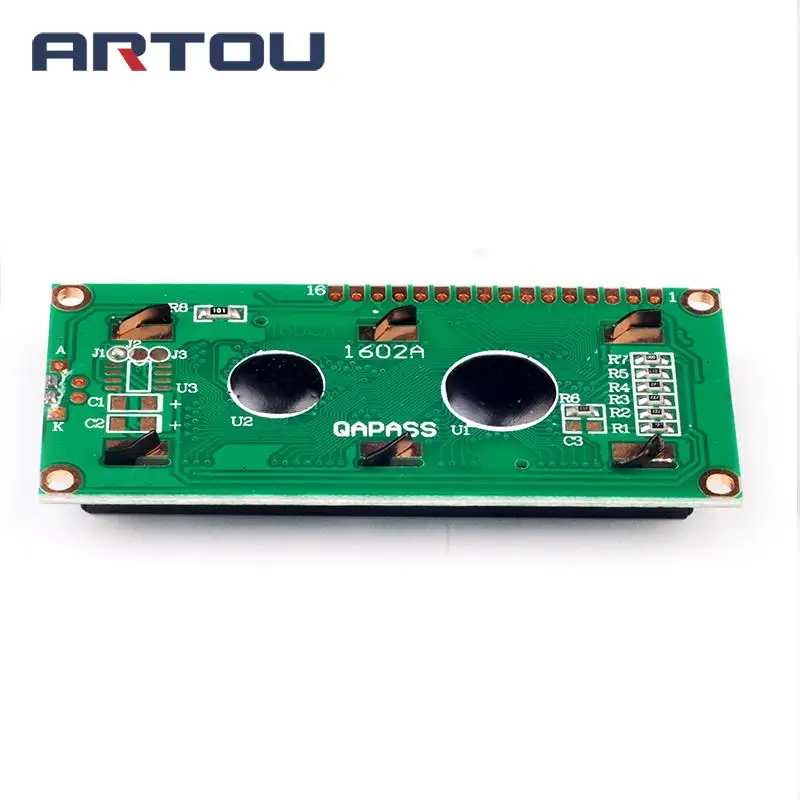 1 шт 1602 16*2 символьный ЖК модуль 5V LCM с желто зеленым|lcd module|module displaylcd module display |