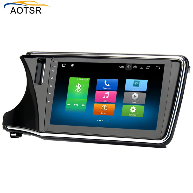 Perfect 2 din Android 8.0 Car multimedia player Radio head unit For Honda City 2015+ gps navigation Stereo carno dvd player 8 core 4+32G 7