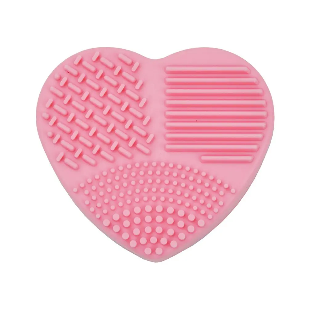 Portable Makeup Brush Cleaner Pad Make Up Washing Brush Gel Cleaning