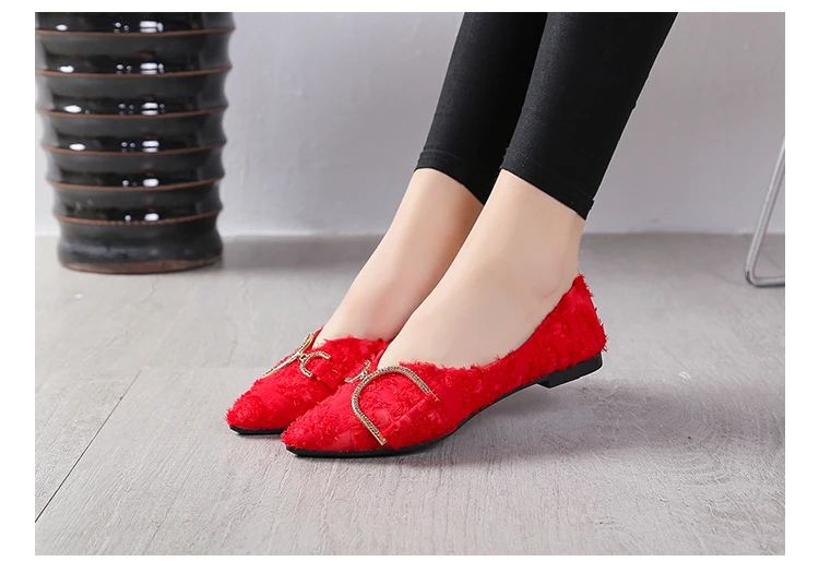 Shuangxi.jsd Cheap Woman Shoes Autumn Loafers Women Shoes Flat Shallow Mouth Soft Comfortable Women Shoe Chaussure femme