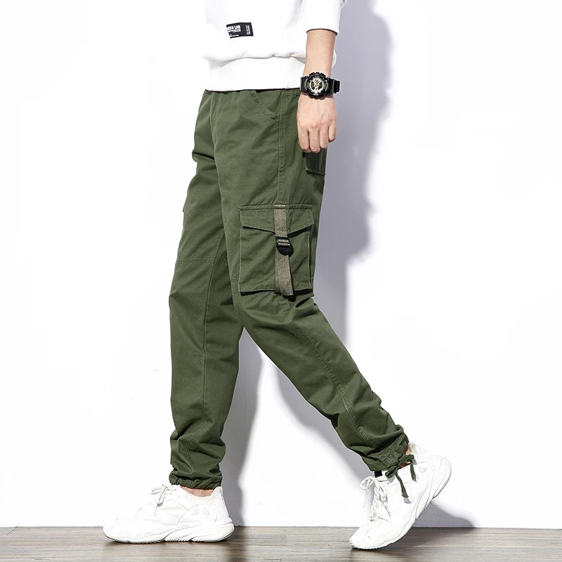 Новый Для мужчин брюки Для мужчин хип-хоп повседневные штаны карман Для мужчин s общая карандаш штаны спортивные Slim Fit Брюки