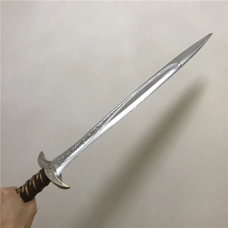 1:1 Movie Cosplay Sword 72cm Gold Sting The Hobbit Frodo Baggins Sword Kids Gift Safety PU Material