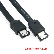 3Gbps Black 2ft 3ft 6FT eSATA to eSATA 7-pin Shielded male to male External Hard Disk connecting Cable 50cm 0.5m 1m 2m
