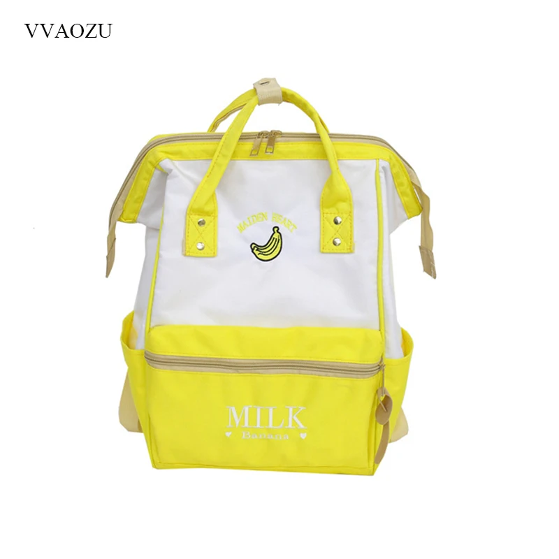 Рюкзак в японском стиле Harajuku милые школьные рюкзаки для девочек-подростков Kawaii с клубничным зажимом рюкзак для ноутбука школьная сумка