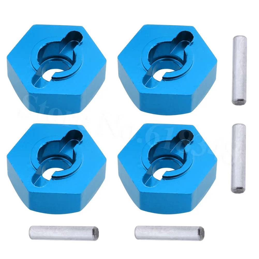 thumbnail image 2 of 14mm RC Hex Hub Adapters - Aluminum Alloy Wheel Hex Extensions For ARRMA 1/10 Scale RC Cars 2 of 13