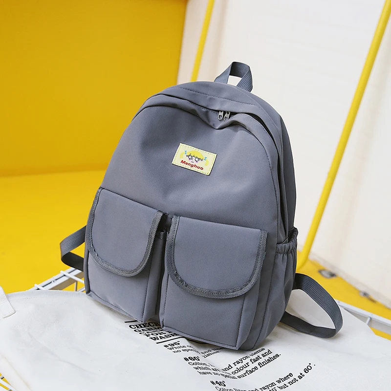 MENGHUO Women Backpacks for School Teenagers Girls Preppy Style School Bag Ladies Soft Fabric Backpack Female Book bag Mochilas (20)