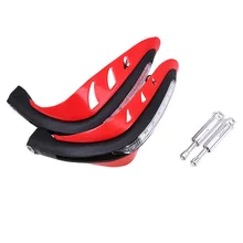 1 пара мотоциклетных поручней протектор с светодиодный дневные ходовые огни рукавицы F-Best