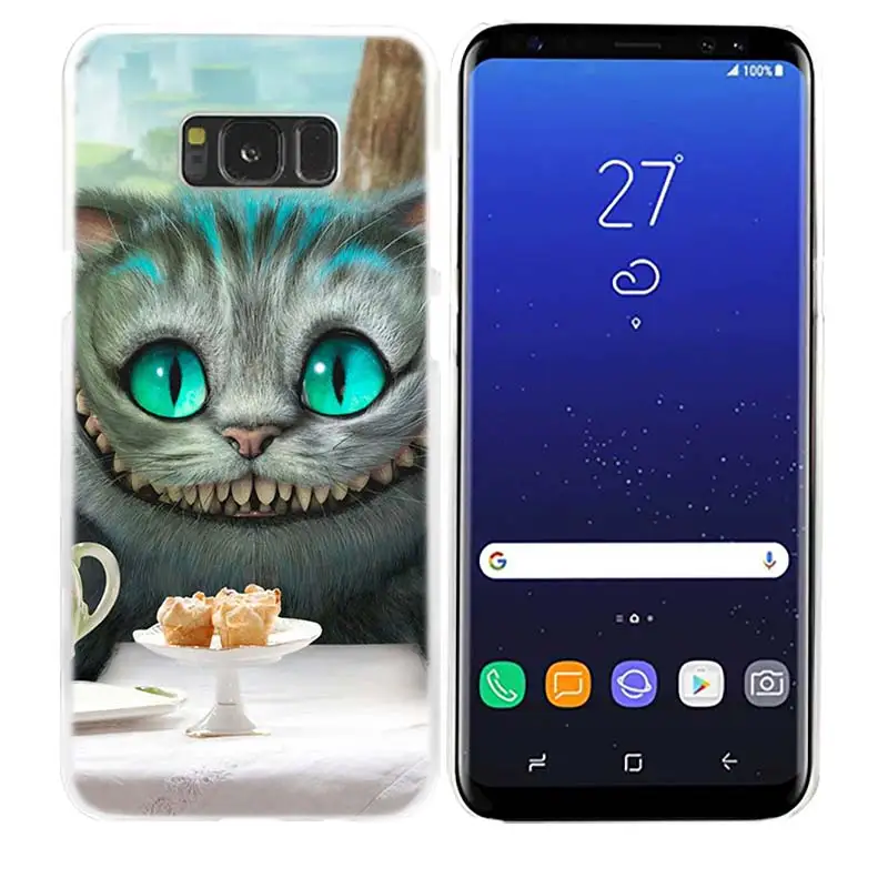 Чехол Алиса в стране чудес для samsung Galaxy S8 S9 Plus S4 S5 Mini S6 S7 Edge, прозрачный чехол, твердый пластиковый чехол для телефона - Цвет: 05