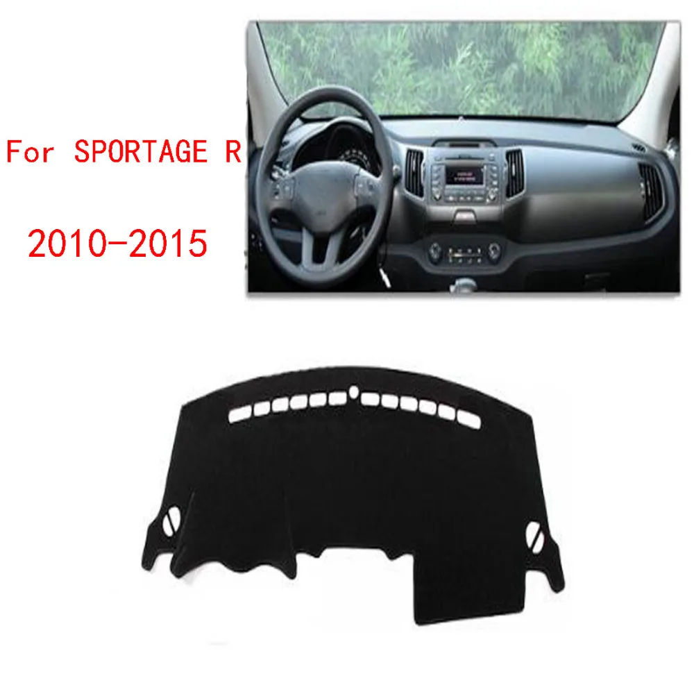 

Dongzhen Auto Car Dashboard Cover Avoid Light Pad Instrument Platform Dash Board Cover Mat Fit For KIA SPORTAGE R 2010 to 2015