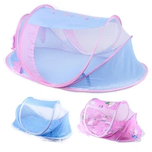 Детская противомоскитная для кровати, защитная сетка от насекомых, переносная Складная Колыбелька для детской кроватки, сетка для сна, москитная сетка, навес для детской кроватки