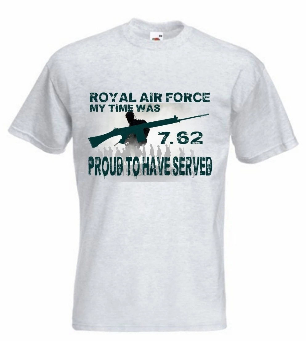 

Brand 2019 New T Shirt Man Cotton T-Shirt Men Clothing Slr Tshirt 7.62 Royal Air Force T shirt company T Shirts