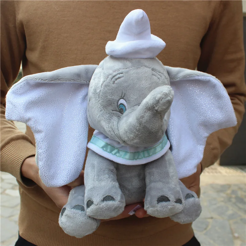 

1piece 25cm=9.8inch original Dumbo Elephant Plush Toys Stuffed Animals Soft Toys Dumbo the Flying Elephant baby gift toys