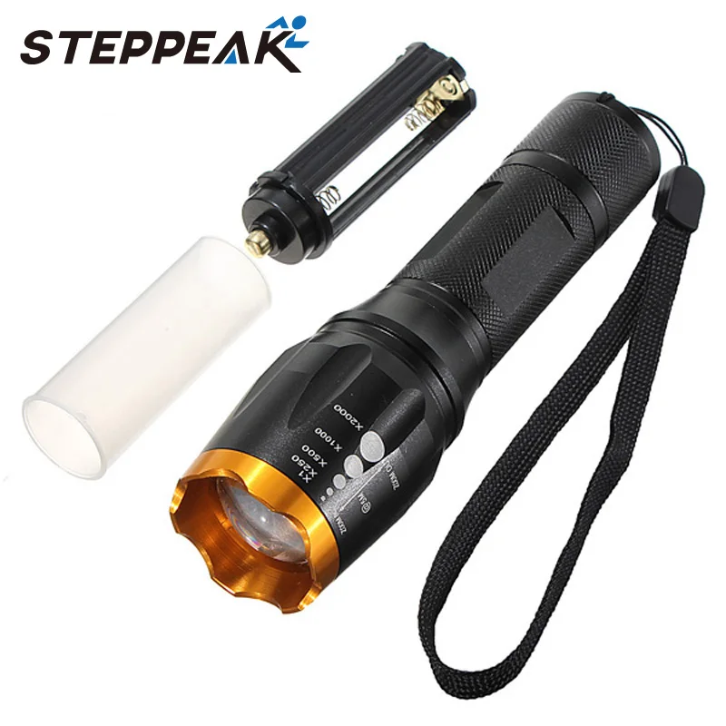 2000LM CREE XM-L T6 светодиодный фонарик водонепроницаемый масштабируемый Регулируемый