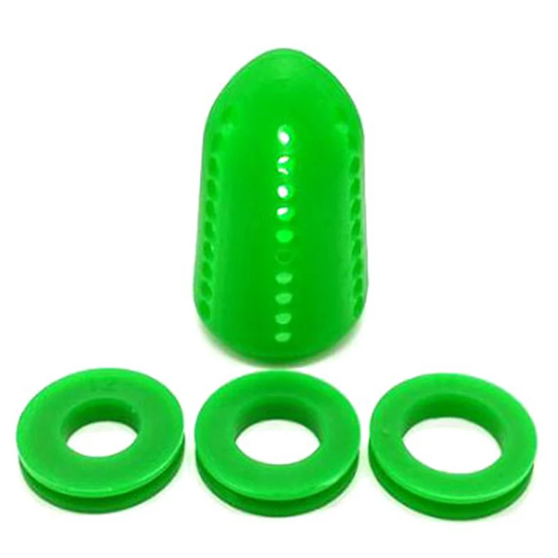 Силиконовый глушитель для кальяна Водные Аксессуары для курительной трубки - Цвет: Зеленый
