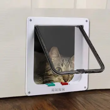 

Best Selling Cat Door Can Control The Entrance And Exit Of The Pet Door Cat Kennel Pet Supplies