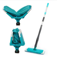 Balai serpillère magique en microfibre rotatif à 360 tours avec eau, pour le nettoyage facile de la poussière, avec tampon rotatif, pour le nettoyage des sols