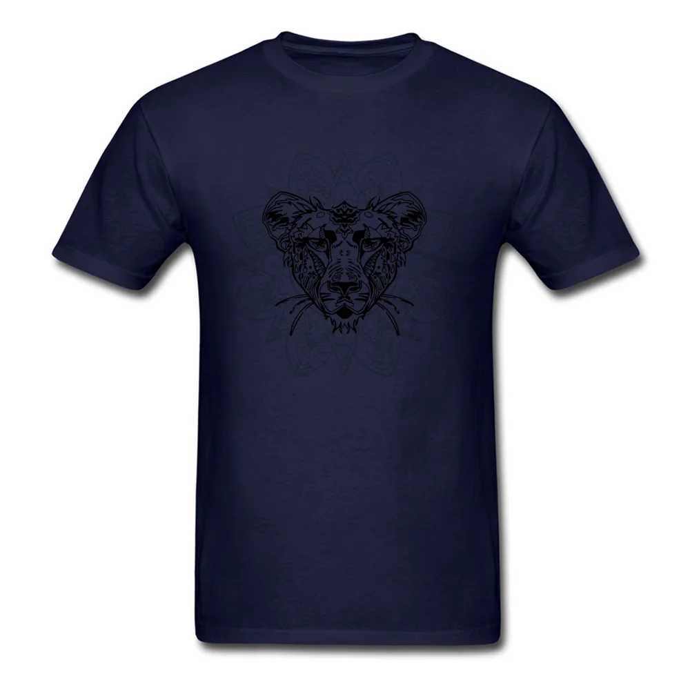 Ornement Feline Casual Summer/Autumn 100% Cotton Round Collar Youth Tees Camisa Tee-Shirt New Design Short Sleeve T-shirts Ornement Feline navy