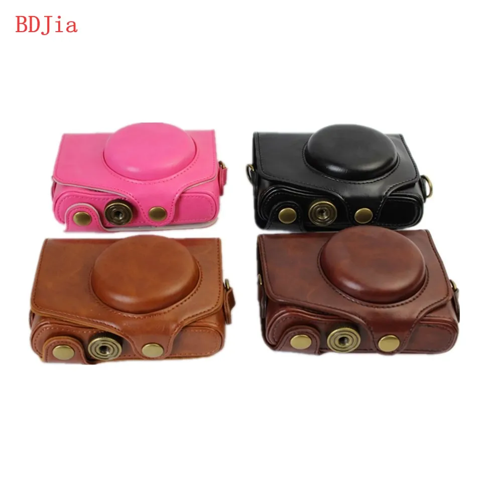 

NEW PU Leather Camera Case Bag Cover for Canon PowerShot SX740 SX730 SX720 With Shoulder Strap,4 Colors for choose,Free Shipping
