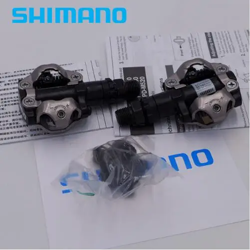 

Shimano PD M520 Clipless SPD Pedals MTB Bicycle Racing Mountain Bike Parts PD-M520 PD22