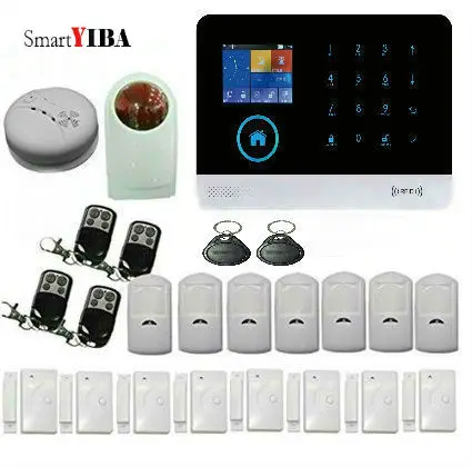 SmartYIBA 3G WCDMA WIFI RFID Burglar font b Alarm b font System Wireless Home Security font