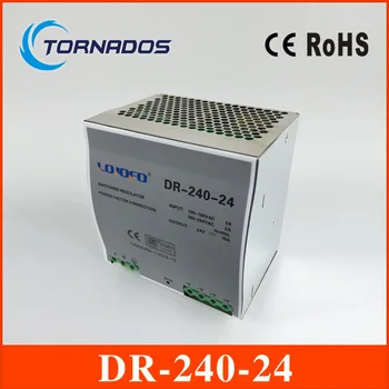 

CE approved wide range input nicely 240w 24vdc 10a DR-240-24 din rail 24v power supply with high watts with high quality
