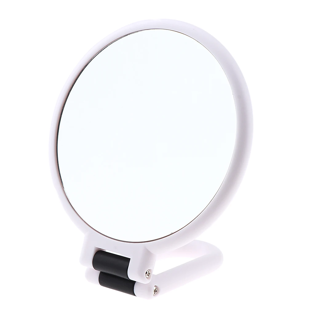 MagiDeal 2x Foldable Handle 2 Sided Cosmetic Mirror 1X/10X 5X Magnifying Makeup Mirror