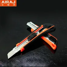 

AIRAJ Utility Knife With Three Runing Blades Students Handmade Knife Change Blade Automatically High Quality Electrician Tools