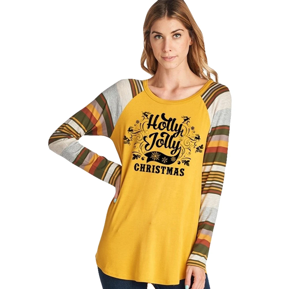 Buy 2017 Autumn Winter Women Christmas T Shirt Snow