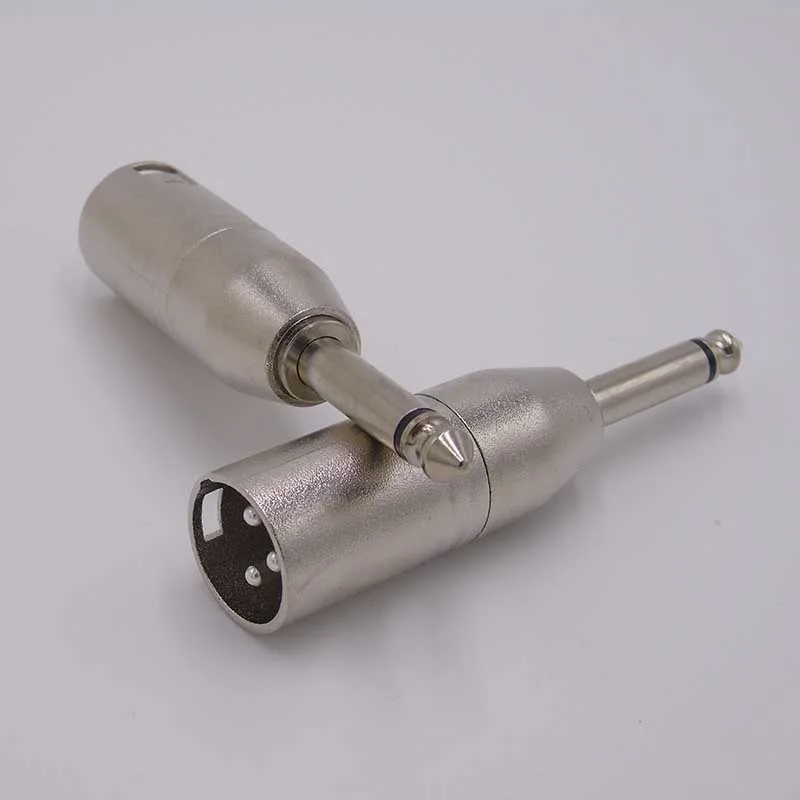 Высокое качество 3Pin XLR кабель для мужчин 6,35 моно аудио микрофон микрофонный адаптер разъем XLR кабель для мужчин 6,35 внешний аудиоадаптер