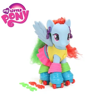 

5.5inch My Little Pony Toys Dress up Fun Pinkie Pie Rainbow Dash PVC Action Figures Fashion Style Playset Collectible Model Doll