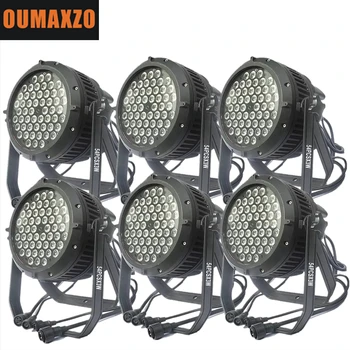 

6pcs/lot 54pcs*3W LED Waterproof Par Light IP65 high brightness stage light disco equipment waterproof led par light