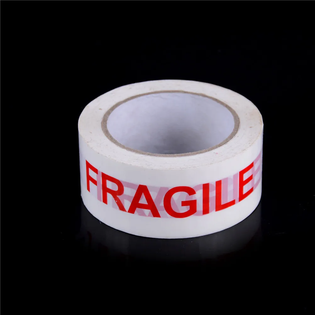 1 рулон лента с надписью «fragile» см * 85 м 4,7 белый и красный БОПП для упаковки Предупреждение предупреждение хрупкие Предупреждение Стикеры