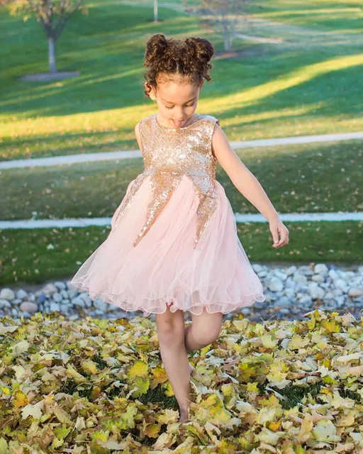 Cream Tulle Flower Girl Dress,Gold sequin dress,Ivory Tulle,Gold Ivory Cream Wedding,Gold