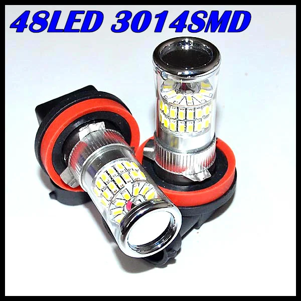 Новейший 48 Вт 3014smd светодиодный 1156 H4 H7 H8 H11 9005 9006 H16 P13W противотуманный фонарь
