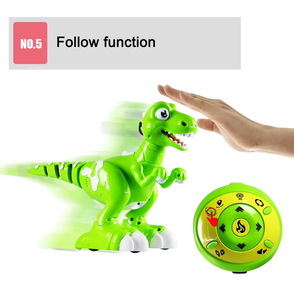 

2020 New Fog Spray Dinosaur Toy with Remote Control Multifunction Music Dancing Kids Toys
